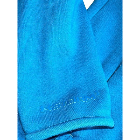 Under Armour Womens Activewear Small Sweatshirt Lot of 2 Full Zip Crewneck Blue - Picture 15 of 16